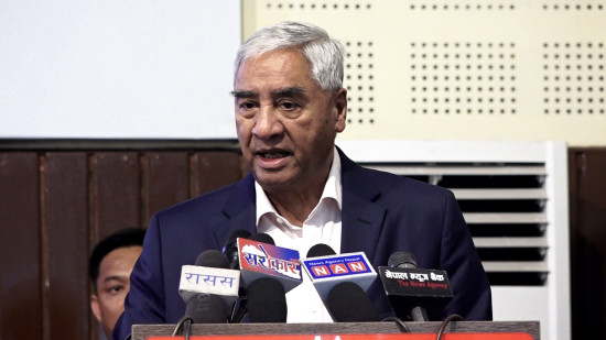 जलवायु न्यायका लागि नेपालले विश्वसामु स्पस्ट धारण धारणा राख्नुपर्छ : सभापति देउवा