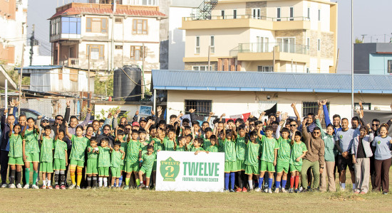 ट्वेल्व ट्रेनिङ सेन्टरको समर फुटबल क्याम्प सुरु