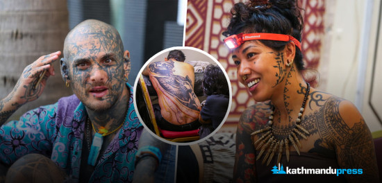 तस्बिरमा १३औं नेपाल ट्याटु कन्भेन्सन