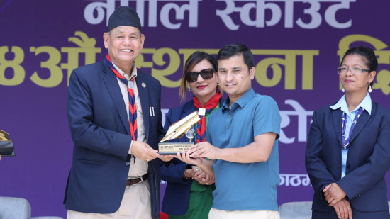 काठमाडौं प्रेसकर्मी कार्की ‘नेपाल स्काउट पत्रकारिता पुरस्कार’बाट सम्मानित