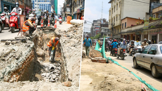 कमलपोखरी–नक्साल सडक खण्डमा यात्रुलाई सकस [तस्बिरहरू]