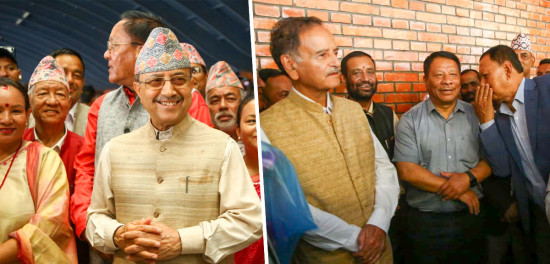 देउवाको स्वागतका लागि विमानस्थलमा कांग्रेस नेताहरू [फोटोफिचर]