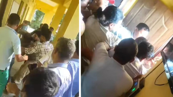 शिक्षकले छात्रालाई जिस्काएपछि विद्यालय तोडफोड 