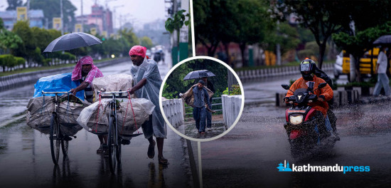 वर्षाको भिजेको काठमाडौं [फोटो फिचर]
