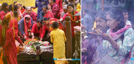 हरिशयनी एकादशीमा बूढानिलकण्ठ मन्दिरमा भक्तजनको भीड [फोटो फिचर]