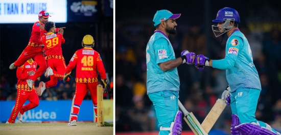 टप अर्डर कोल्याप्स हुँदा काठमाडौंले लुम्बिनीलाई दियो ११२ रनको झिनो लक्ष्य