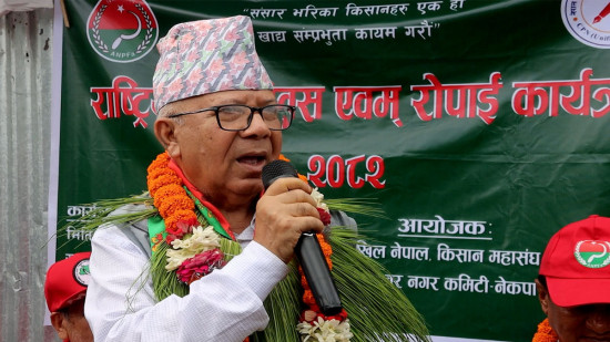 पहिले नेपाल धानमा आत्मनिर्भर थियो, अहिले अवस्था बिग्रियो : अध्यक्ष नेपाल