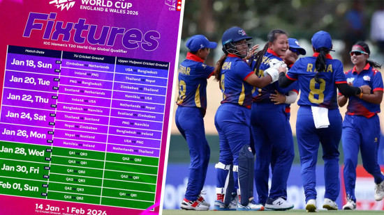 महिला टि–२० विश्वकपको ग्लोबल छनोटकोे तालिका सर्वाजनिक, नेपालकाे पहिलाे खेल थाइल्यान्डसँग