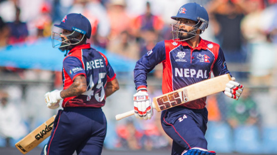 इटालीविरुद्ध नेपालको खराब ब्याटिङ, नेपाल १२३ रनमै अलआउट 