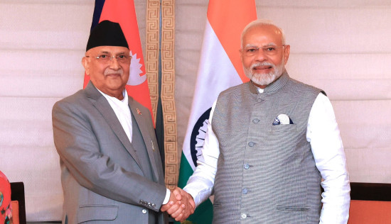 ओली र मोदीबीच टेलिफोन संवाद