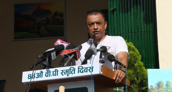 महिला, दलित र सबै समुदायलाई अवसर दिएर बीपीले लोकतन्त्रको अभ्यास गरेका थिए : गगन थापा