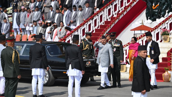 राष्ट्रपति पौडेल नेपाली सेनाको २६३औँ वार्षिकोत्सव समारोहमा सहभागी