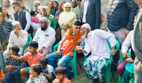 मुस्लिम अगुवाहरुसँग एमाले अध्यक्ष ओलीको भेट