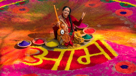 मृगस्थलीमा ‘आमाको महिमा’को छायांकन