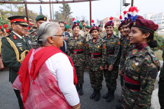 प्रधानमन्त्री कार्कीसँग विभिन्न देशका एनसीसी प्रतिनिधिमण्डलको भेट