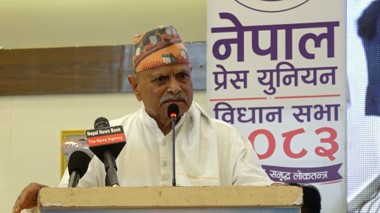 गणतन्त्र दिवसमा प्रधानमन्त्रीले राष्ट्रलाई सम्बोधन गर्नुपर्छ : पूर्वराष्ट्रपति यादव