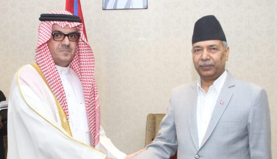 उपराष्ट्रपति यादवसँग साउदी राजदूतको शिष्टाचार भेट