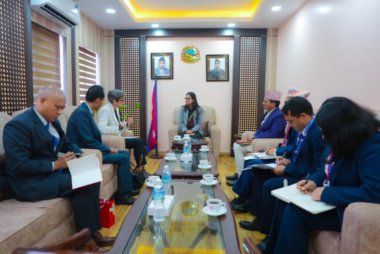 कानुनमन्त्री गौतम र राजदूत म्युलीबिच भेटवार्ता