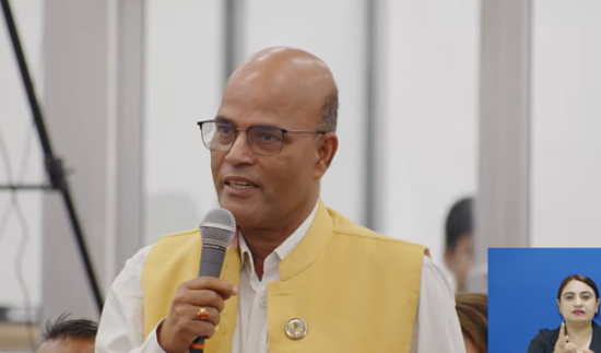 राष्ट्रियसभा निर्वाचन नीति र गुठी जग्गा प्रतिवेदन कार्यान्वयन गर्न सांसद सिंहको माग