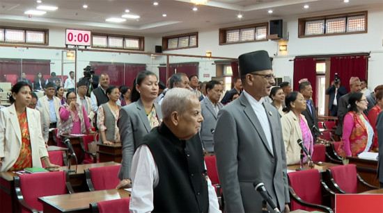 राष्ट्रिय सभामा आज पनि विपक्षीको अवरोध, बैठक मंगलबारसम्मका लागि स्थगित