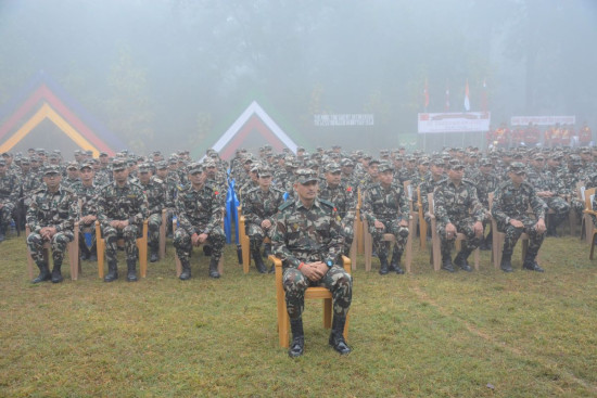 नेपाली सेना र भारतीय सेनाबीच संयुक्त सैनिक अभ्यास