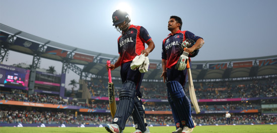 जितनजिक पुगेर नेपाल इंग्ल्यान्डसँग पराजित