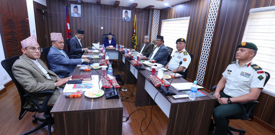 सिंहदरबारमा सुरक्षा परिषद् बैठक 