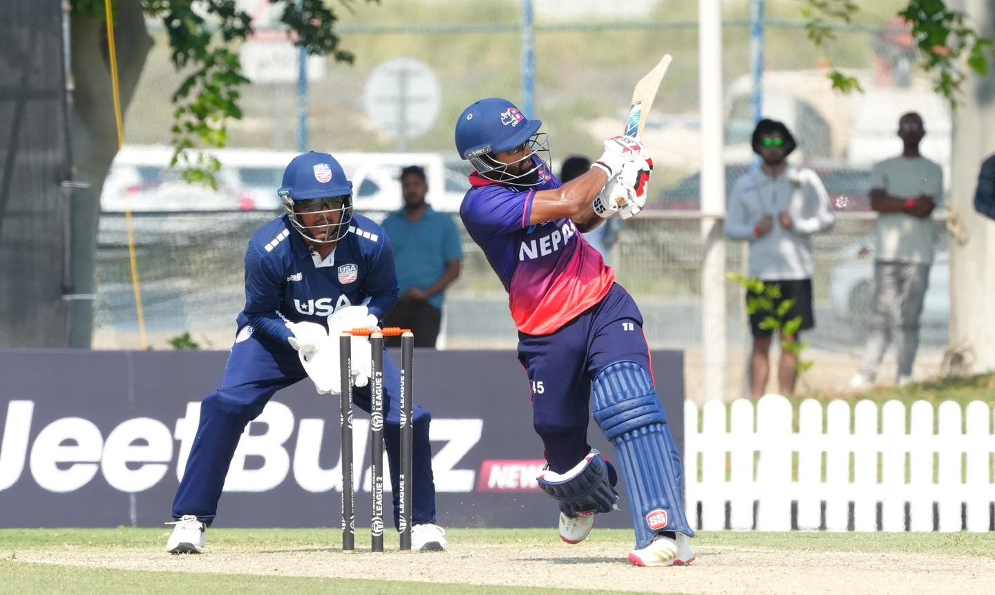 दीपेन्द्र र करणको उत्कृष्ट ब्याटिङमा नेपालले दियो २७२ रनको चुनौतीपूर्ण लक्ष्य