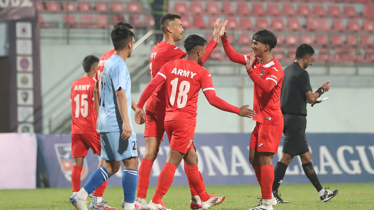 राष्ट्रिय लिग : नव जनजागृतिमाथि आर्मीकाे सहज जित