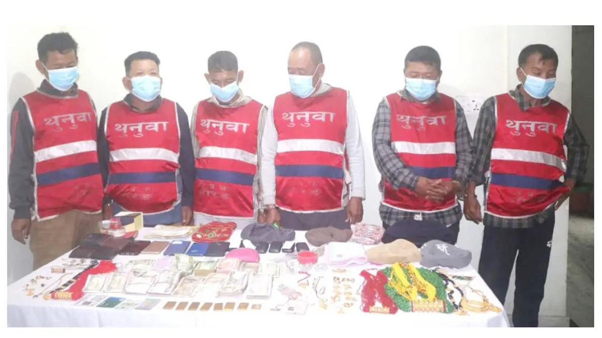 नक्कली सुन देखाइ ठगी गर्ने ६ जना पक्राउ