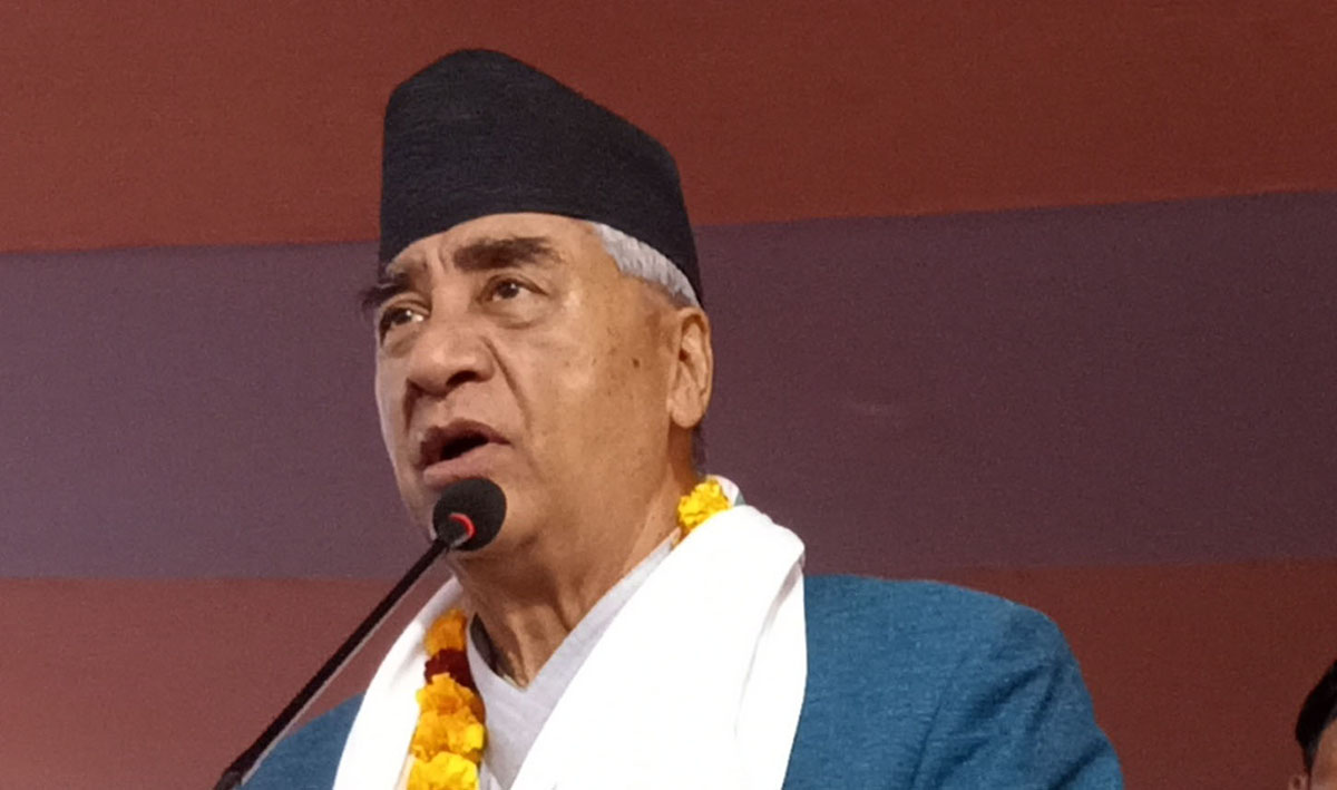 पार्टीलाई अन्तर्घात मुक्त बनाउन मधेशबाटै अभियान चलाउनुपर्छ : सभापति देउवा