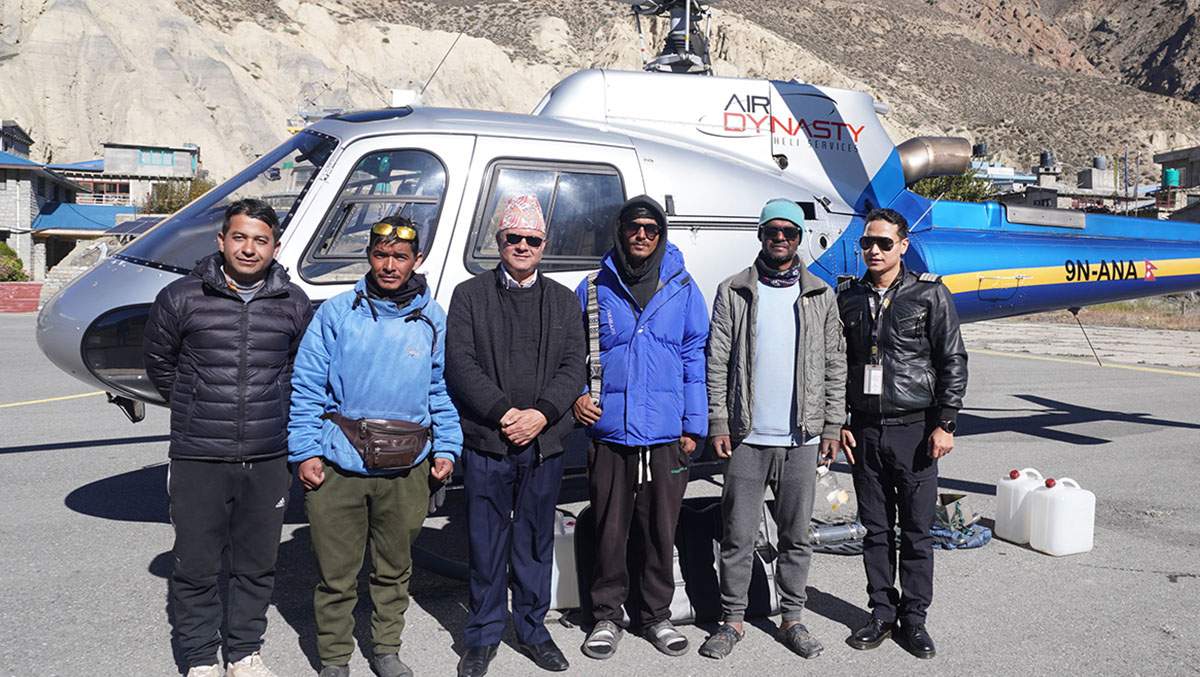 छार्का भेरोलमा अलपत्र दुई पर्यटकको उद्धार