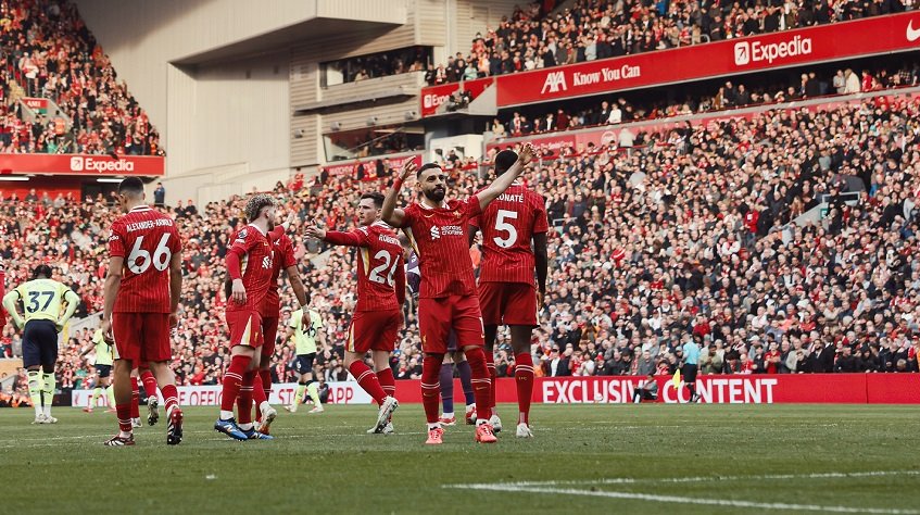 ईपीएलमा लिभरपुललाई १६ अङ्कको अग्रता