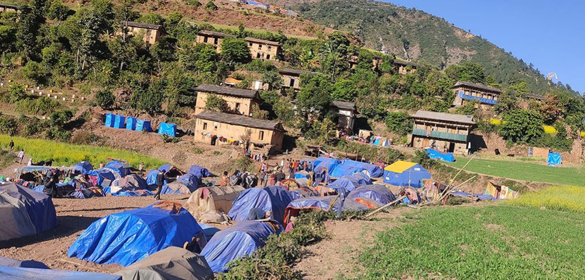 जाजरकोटमा भूकम्प पीडितलाई सास्ती, त्रिपालमुनि ज्यान गुमाउनेको संख्या ३७ पुग्यो 