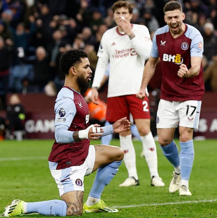 प्रिमियर लिगमा म्यानचेस्टर युनाइटेडले एस्टन भिल्लालाई हरायो