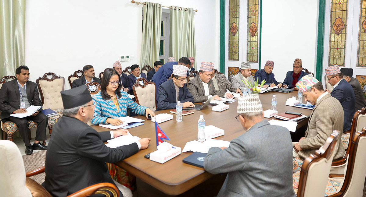 निर्धारित लक्ष्य पूरा गर्नुस्, नियमित मूल्याङ्कन गर्छु : प्रधानमन्त्री