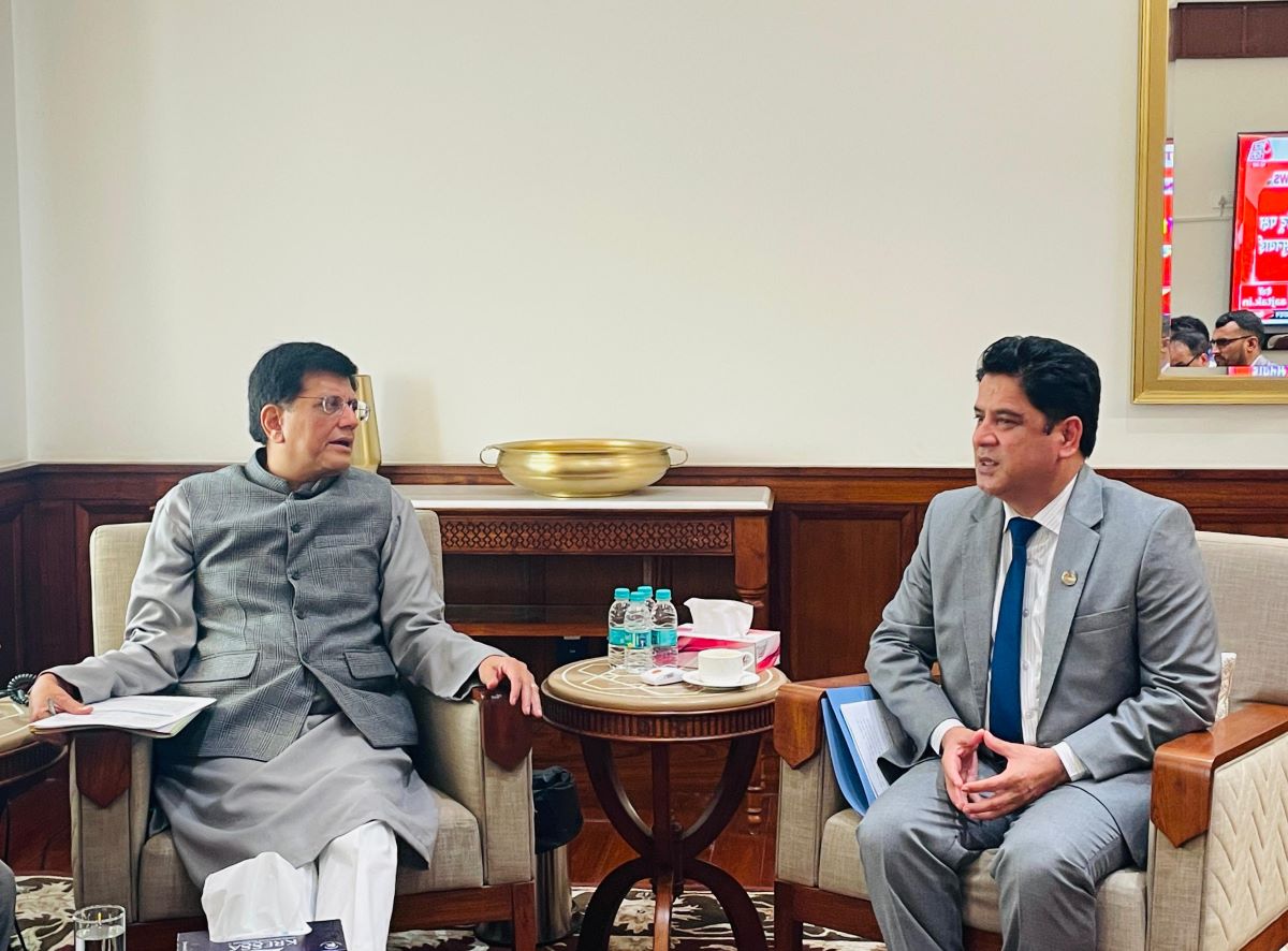 मन्त्री भण्डारी र भारतीय समकक्षी गोयलबीच छलफल