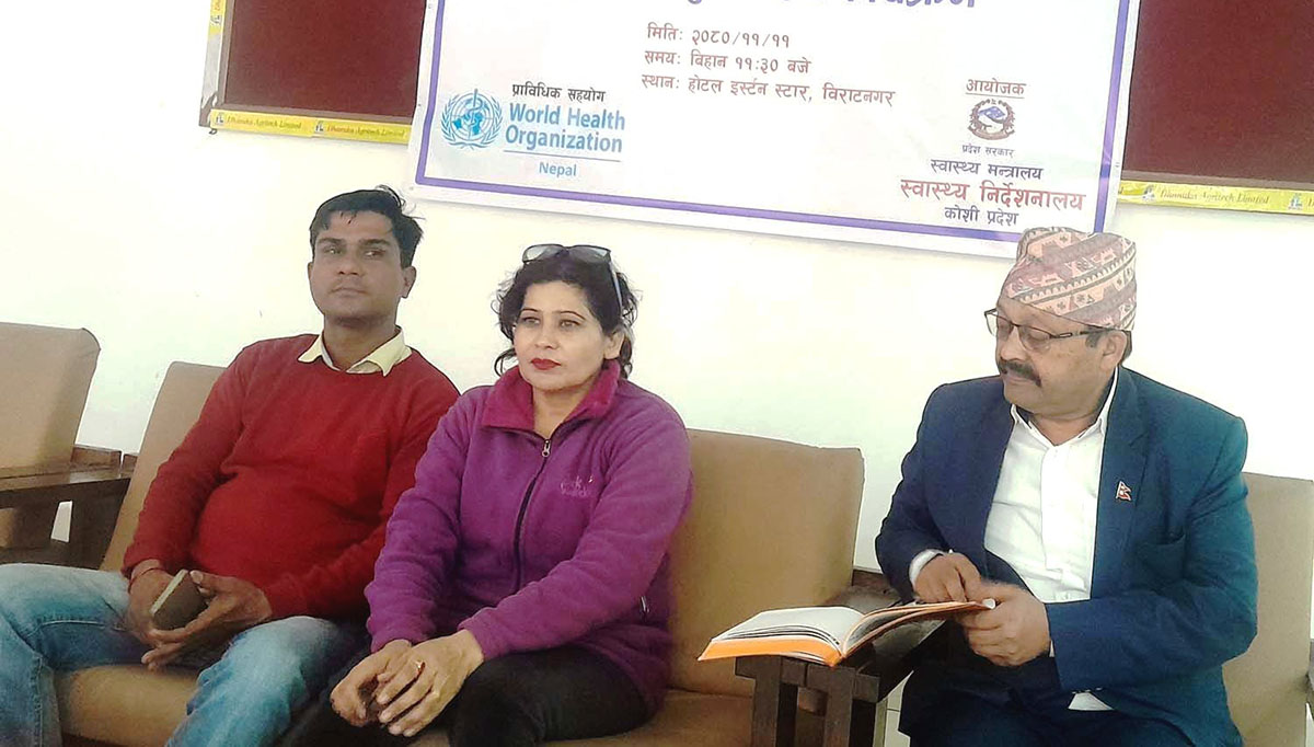 कोशी प्रदेशका करिब ९ लाख बालबालिकालाई दादुरा–रुबेला खोप