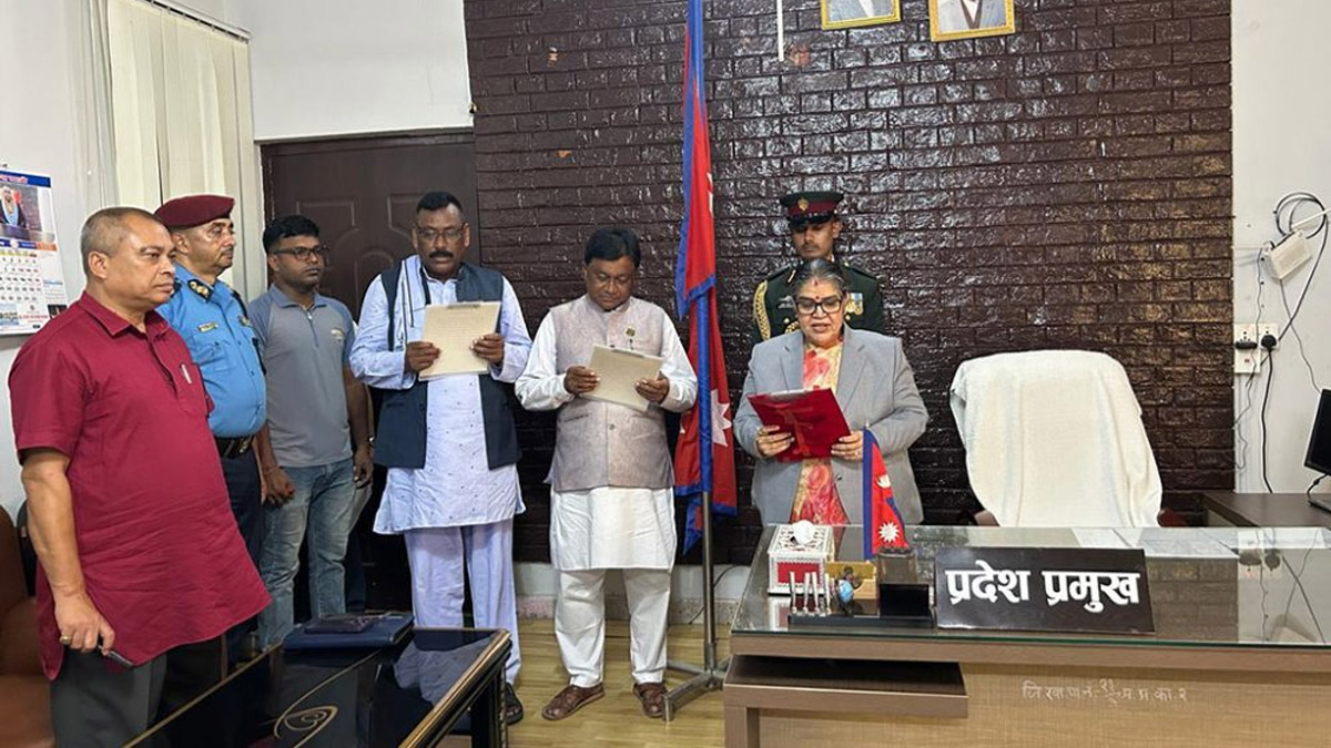 मधेश सरकार विस्तार, मन्त्री र राज्यमन्त्रीले लिए शपथ