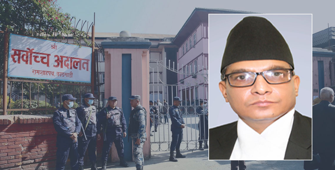 ३३औँ प्रधानन्यायाधीशको नेतृत्व गर्दै डा शर्मा