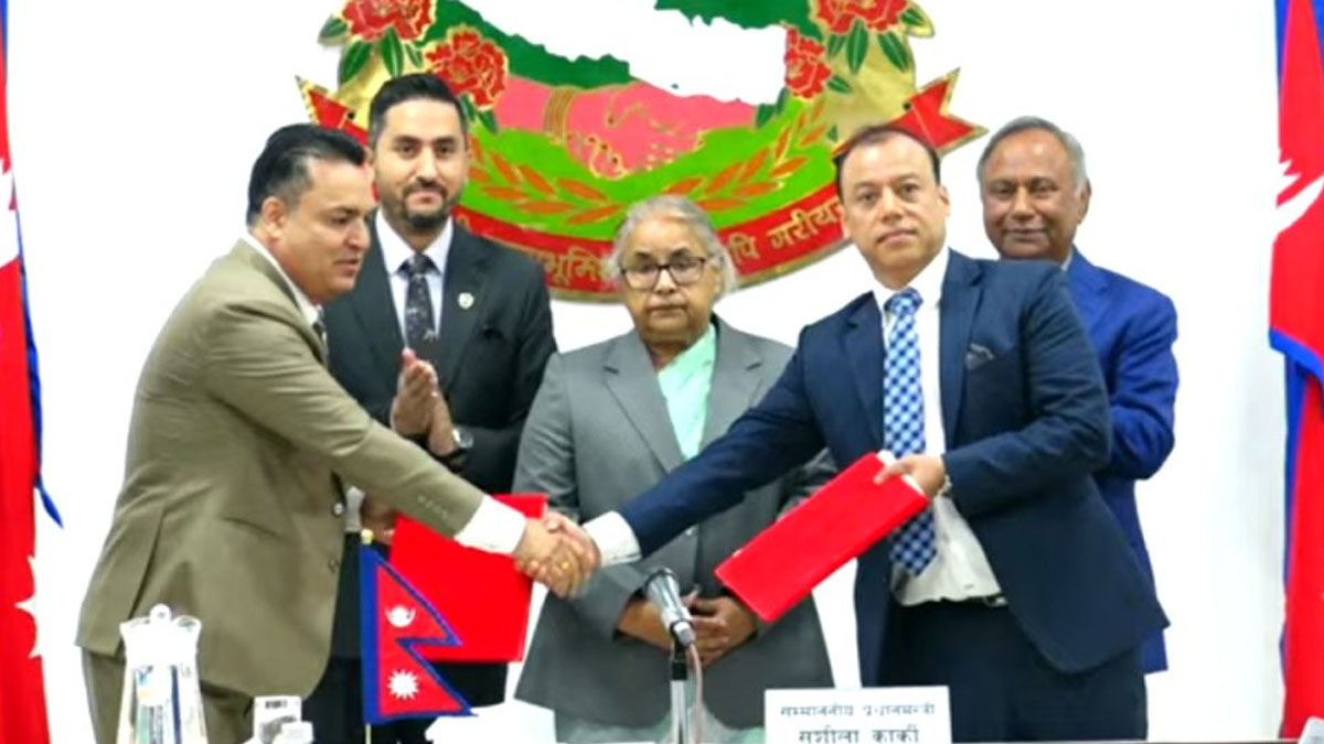 एनआरएनएका दुई कमिटीबीच एकता घोषणा