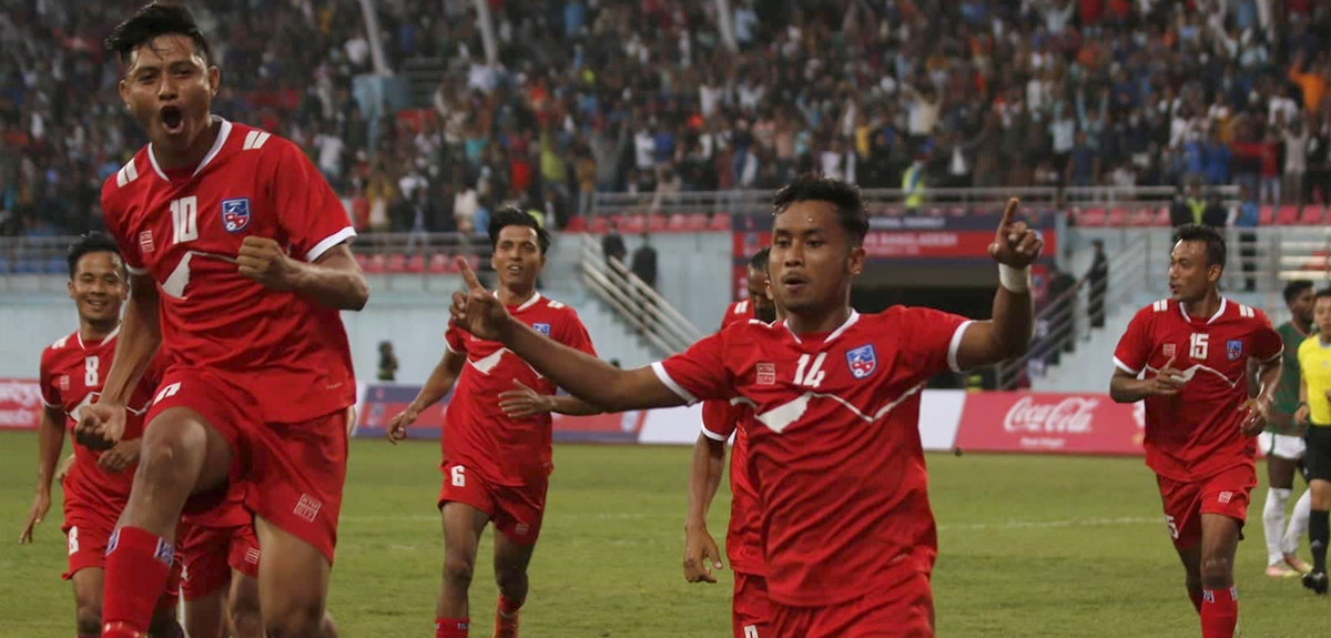 अञ्जनको ह्याट्रिकमा नेपालको सानदार जित