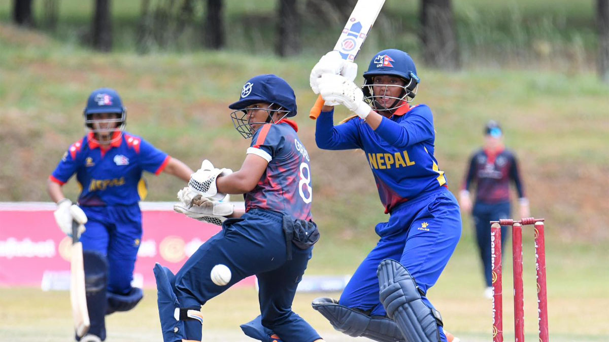 युगान्डामा नेपाली महिला टिम नामिबियासँग पराजित  