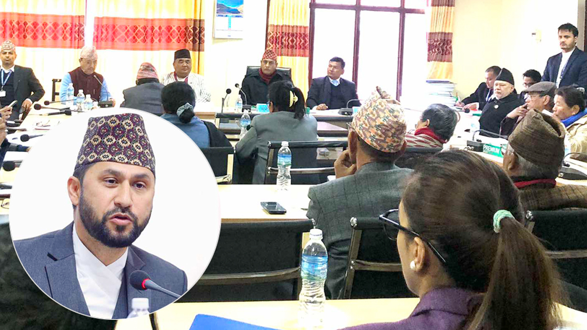 रवि लामिछाने राज्य व्यवस्था समितिबाट निलम्बित  