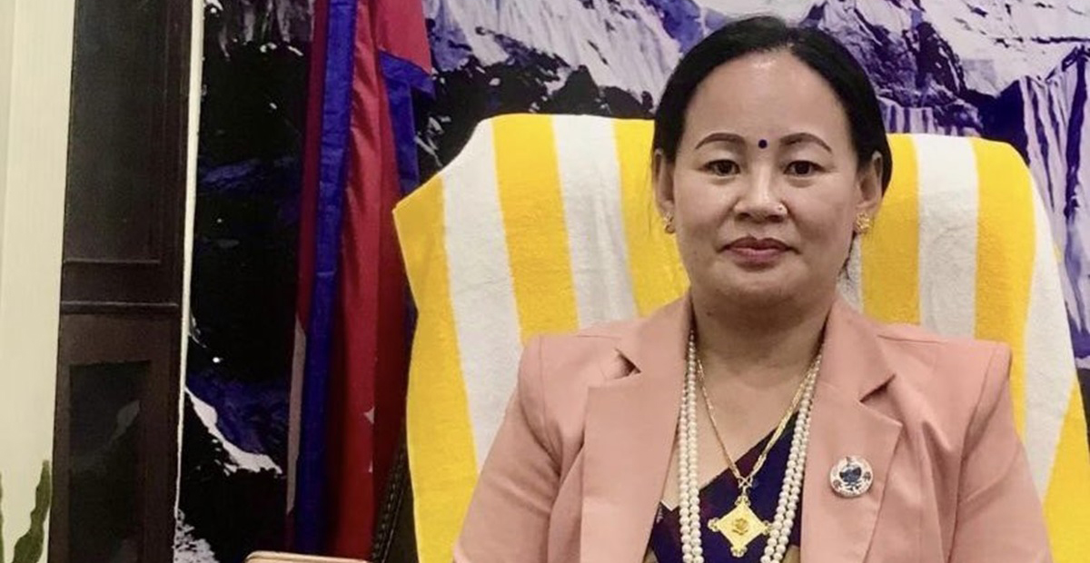 जसपा नेपालकी कोशी प्रदेश सांसद निर्मला लिम्बू अशोक राईको पार्टीमा