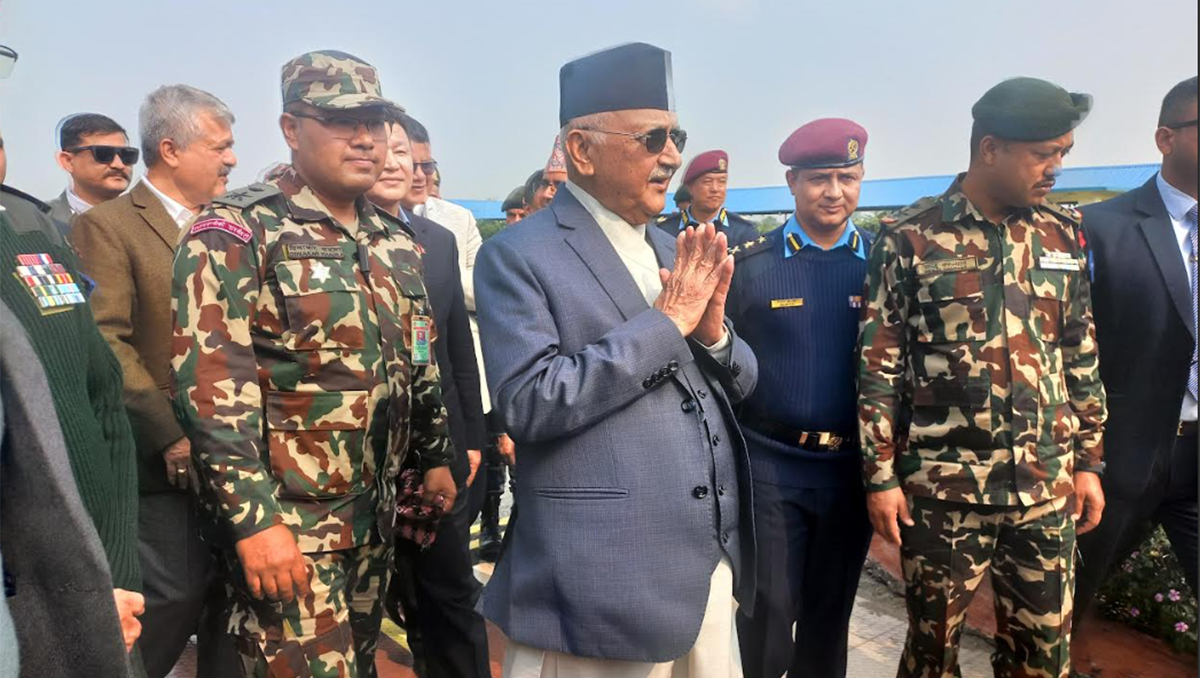 प्रधानमन्त्री ओली गृहजिल्ला झापा पुगे