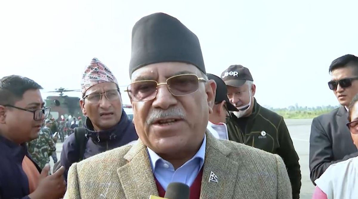 भूकम्प प्रभावित क्षेत्रमा सरकारले सक्ने जति गरेको छ : प्रधानमन्त्री