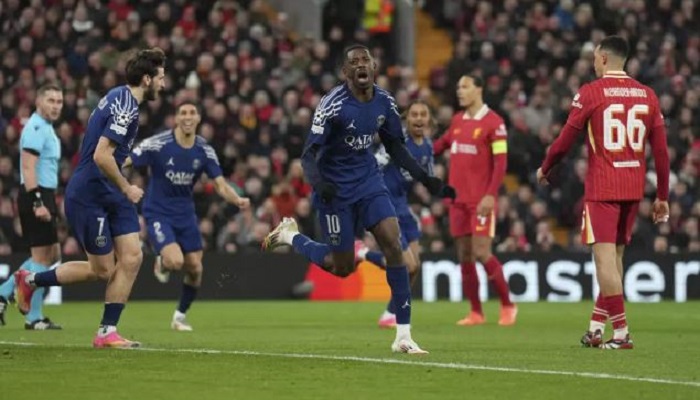 पीएसजी, मिलान, बार्सिलोना र बार्यन च्याम्पियन्स लिगको क्वाटरफाइनलमा, लिभरपुल बाहिरीयो