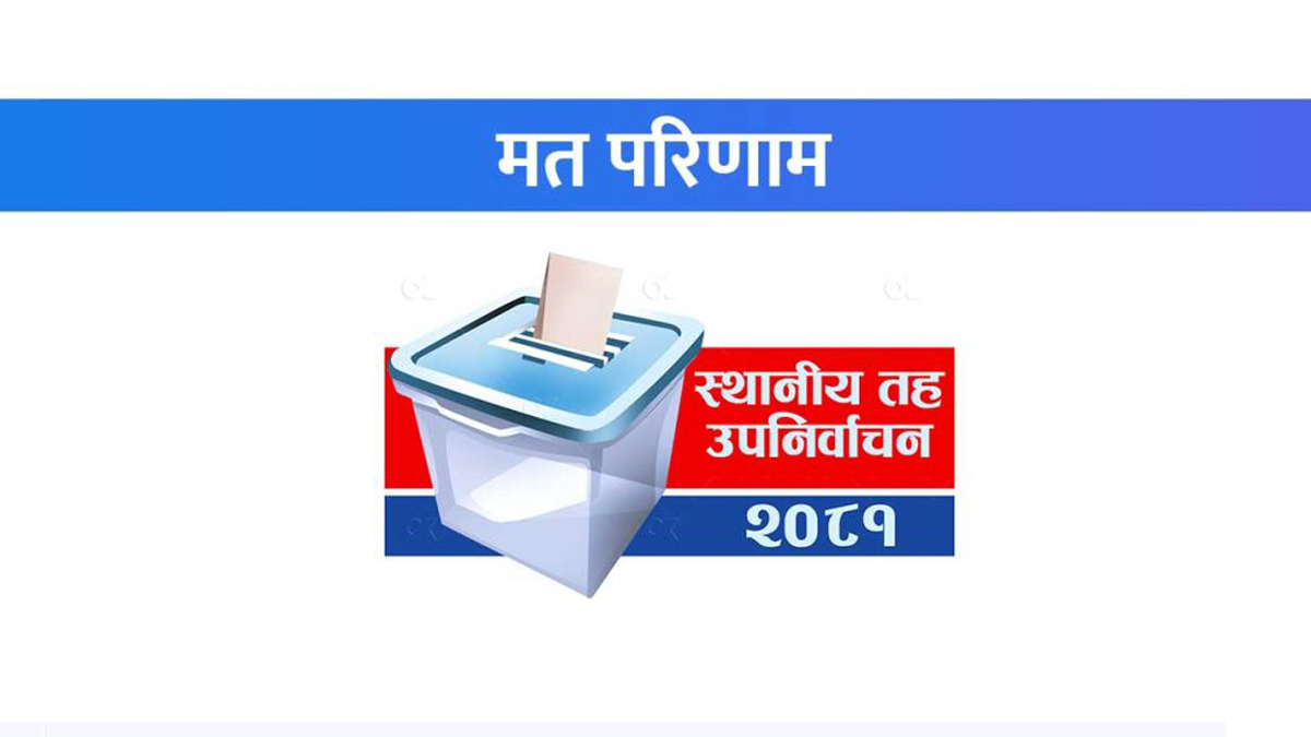 उपनिर्वाचन: तीन स्थानको मात्र परिणाम आउन बाँकी  