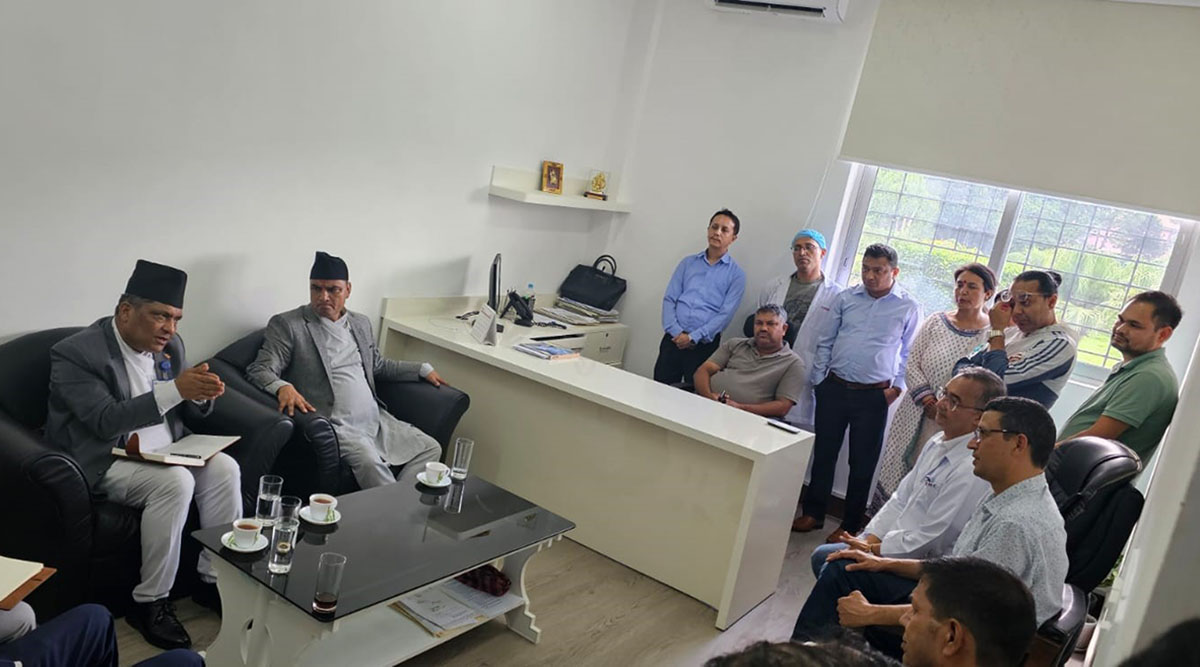 गंगालाल अस्पताललाई पाँचसय शैयामा विस्तार गरिन्छ : स्वास्थ्यमन्त्री पौडेल